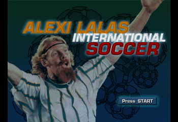 Alexi Lalas International Soccer Title Screen